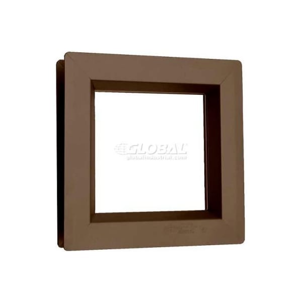 Activar Construction Products Group Steel Low Profile Beveled Slimline Vision Lite VSL0627B, 6in X 27in, Bronze VSL 0627B - main